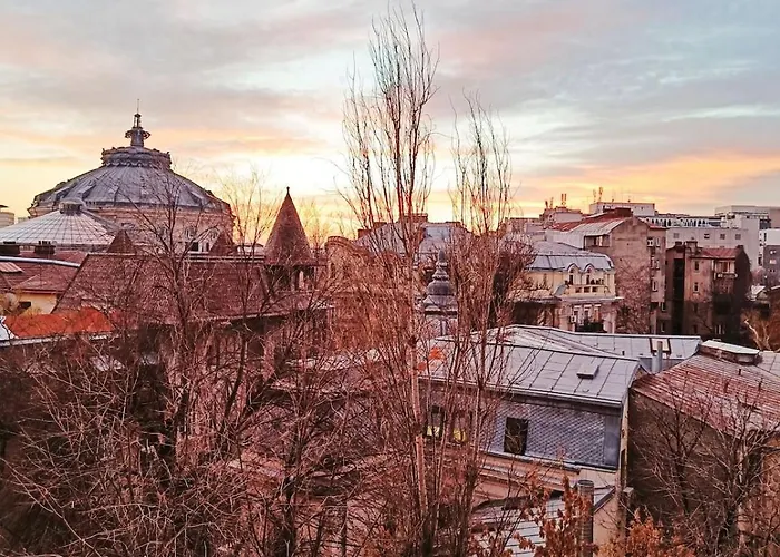 Bright Loft With Athenaeum View 公寓 布加勒斯特